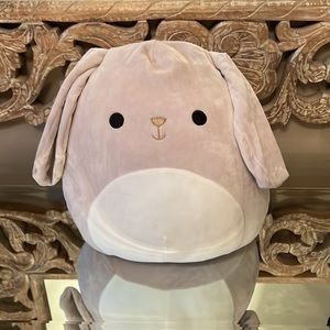 SQUISHMALLOW 12 Inch “Valentina” the Gray Bunny